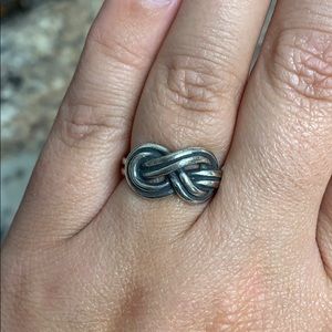 James Avery true love knot ring size 8